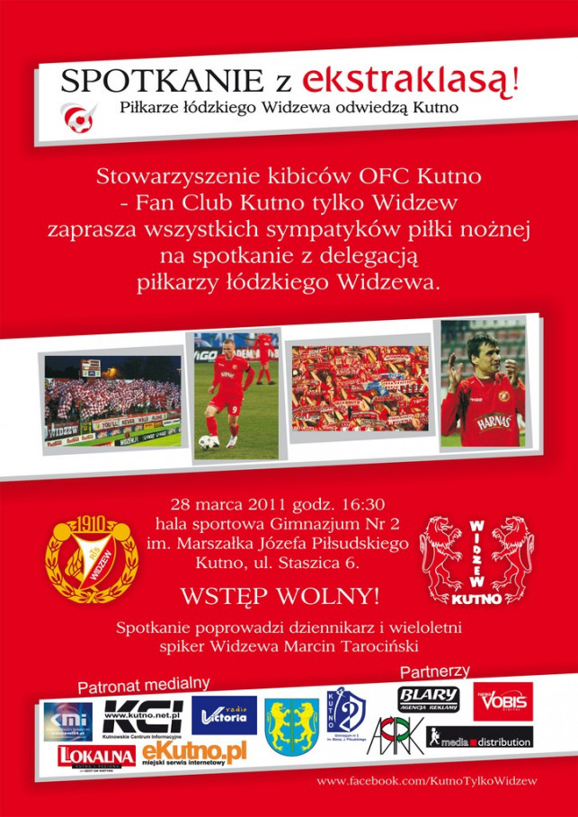 Spotkanie z piłkarzami Widzewa Łódź - Zdjęcie główne