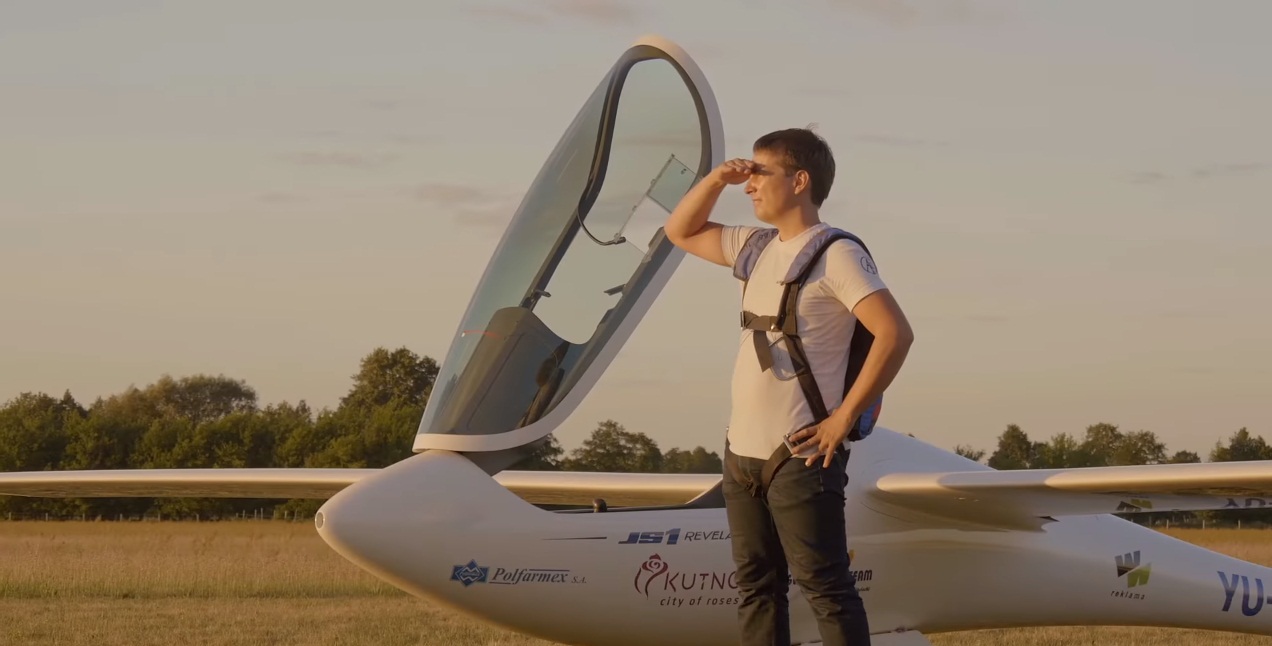 Łukasz Wójcik opowiada o szybownictwie, o swojej rodzinie i o rzeczach dla niego ważnych