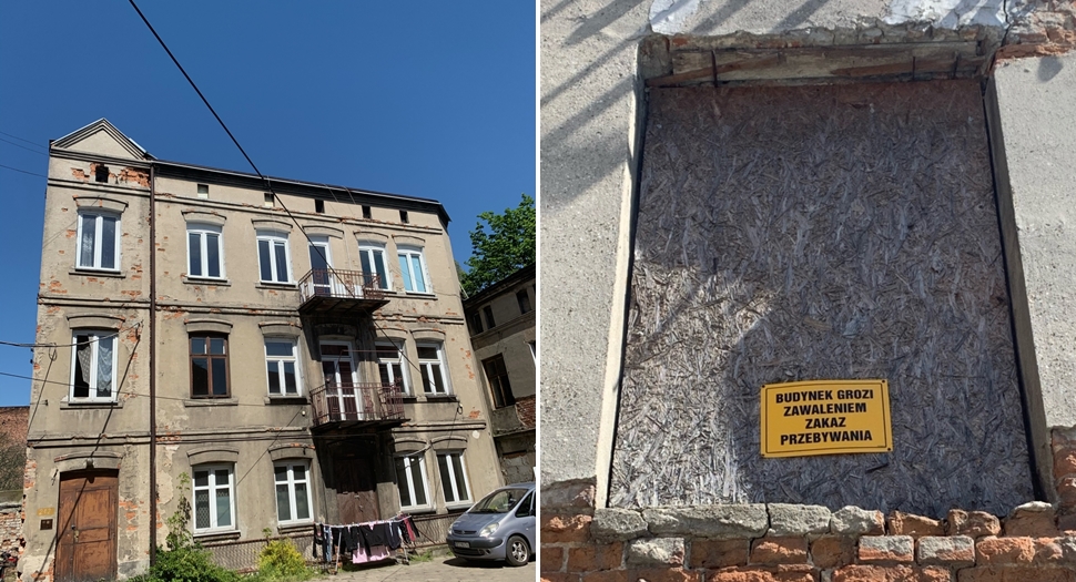 [FOTO] Tak mieszkają lokatorzy kamienicy w centrum Kutna. Od lat domagają się remontu - Zdjęcie główne