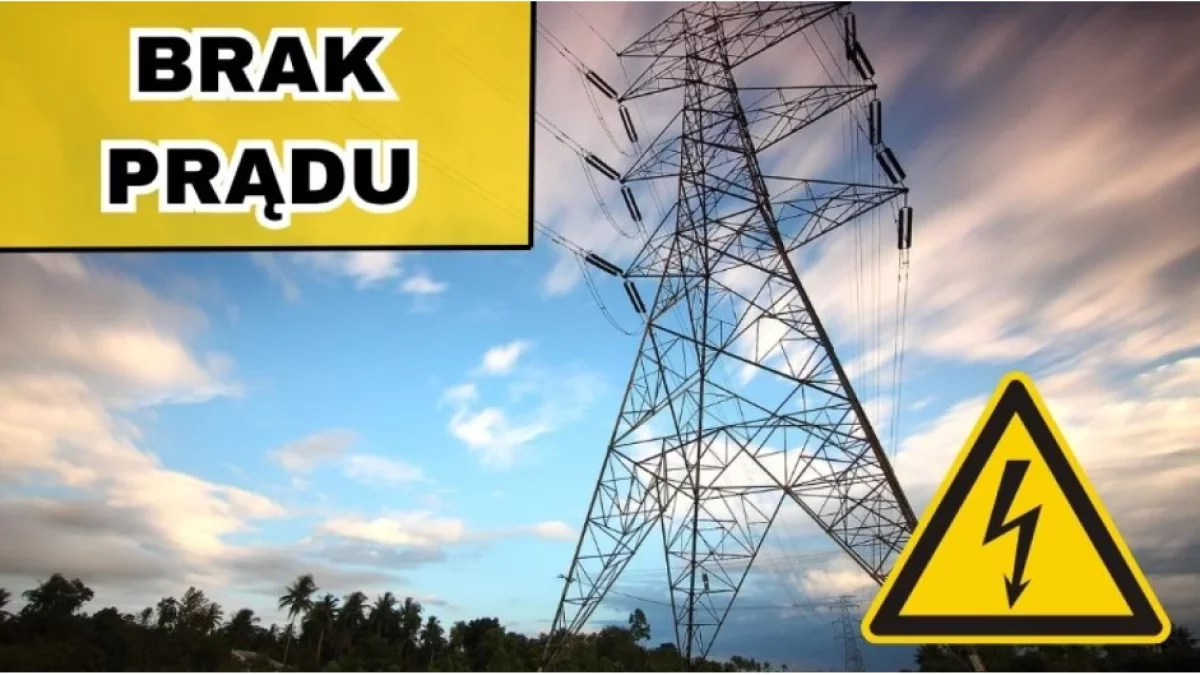 Brak prądu w miejscowościach woj. łódzkiego. Zacznie się już jutro