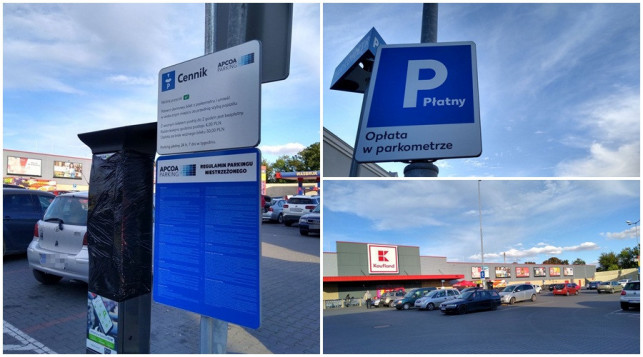 [FOTO] Płatne parkowanie pod kutnowskim marketem. Sieć sklepów wyjaśnia - Zdjęcie główne