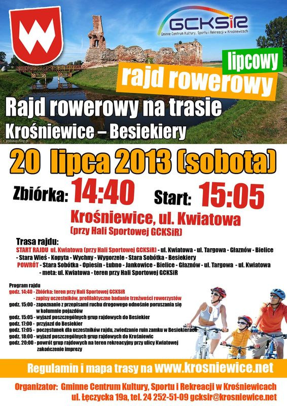 Lipcowy rajd rowerowy - Zdjęcie główne
