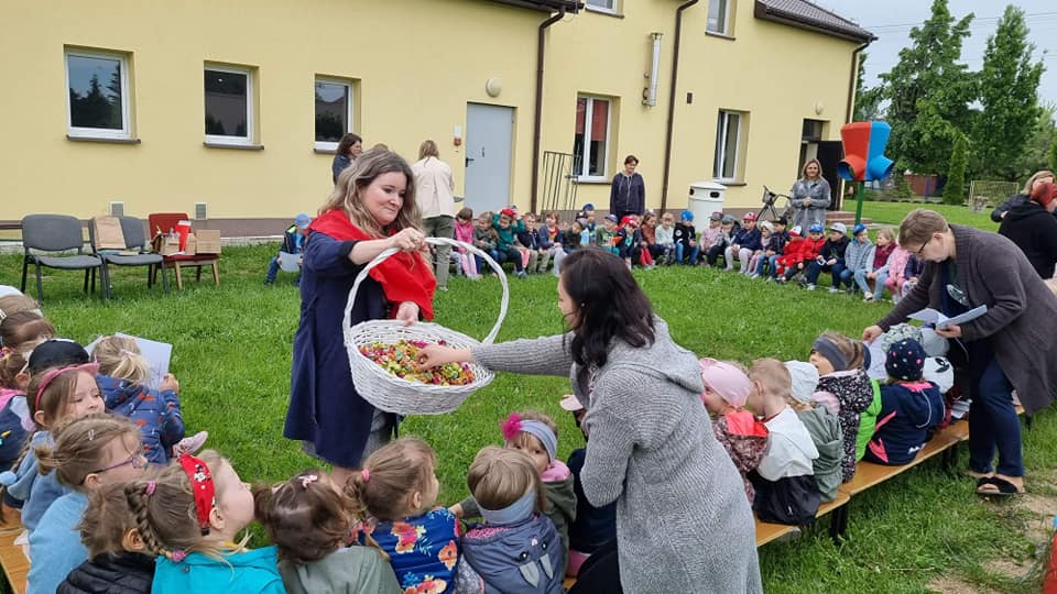 Katarzyna Erdman wcieliła się w role Czerwonego Kapturka