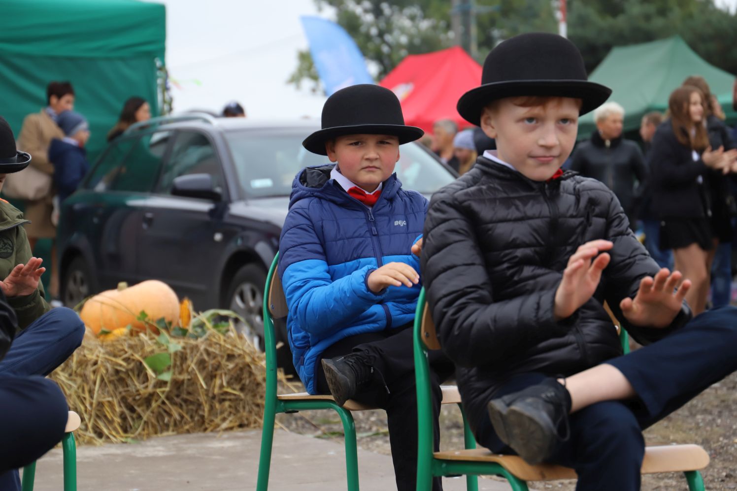 W Gołębiewku Nowym pod Kutnem trwa impreza dożynkowa