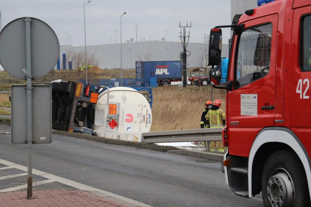 Wypadek na ul. Intermodalnej w Kutnie