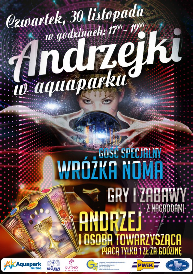 Andrzejki w Aquaparku Kutno - Zdjęcie główne