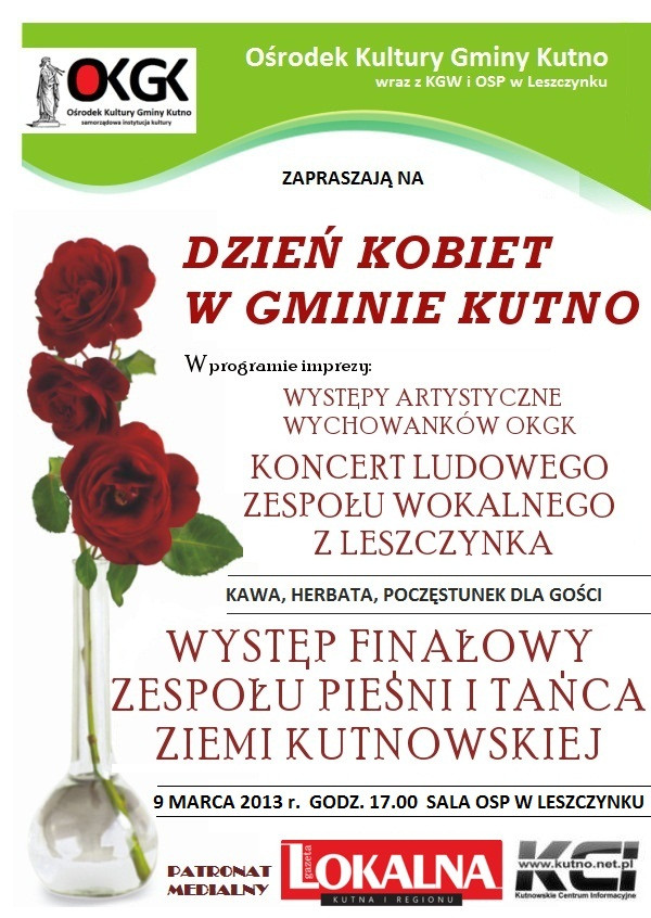 Dzień Kobiet w Gminie Kutno - Zdjęcie główne