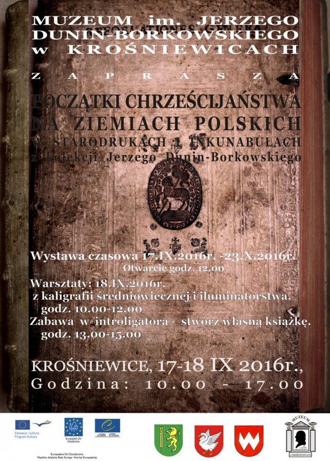 "Początki chrześcijaństwa na ziemiach polskich w starodrukach i inkunabułach z kolekcji Jerzego Dunin-Borkowskiego" - Zdjęcie główne
