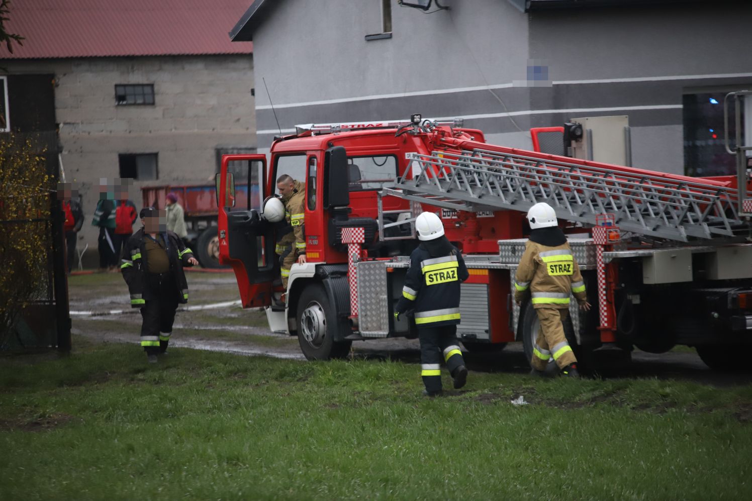 Strażacy z Kutna pomagali gasić pożar w sąsiednim powiecie