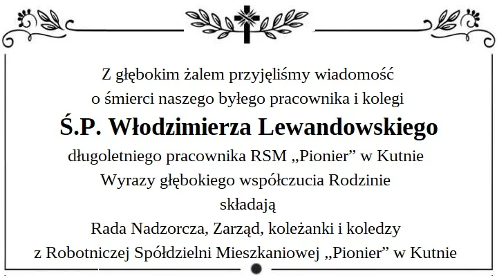 Kondolencje - Zdjęcie główne