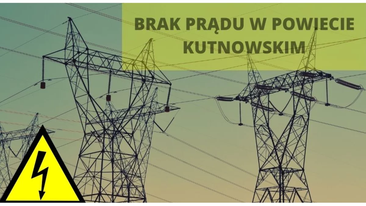 Komunikat dla mieszkańców. Nie będzie prądu, wyłączą go rano