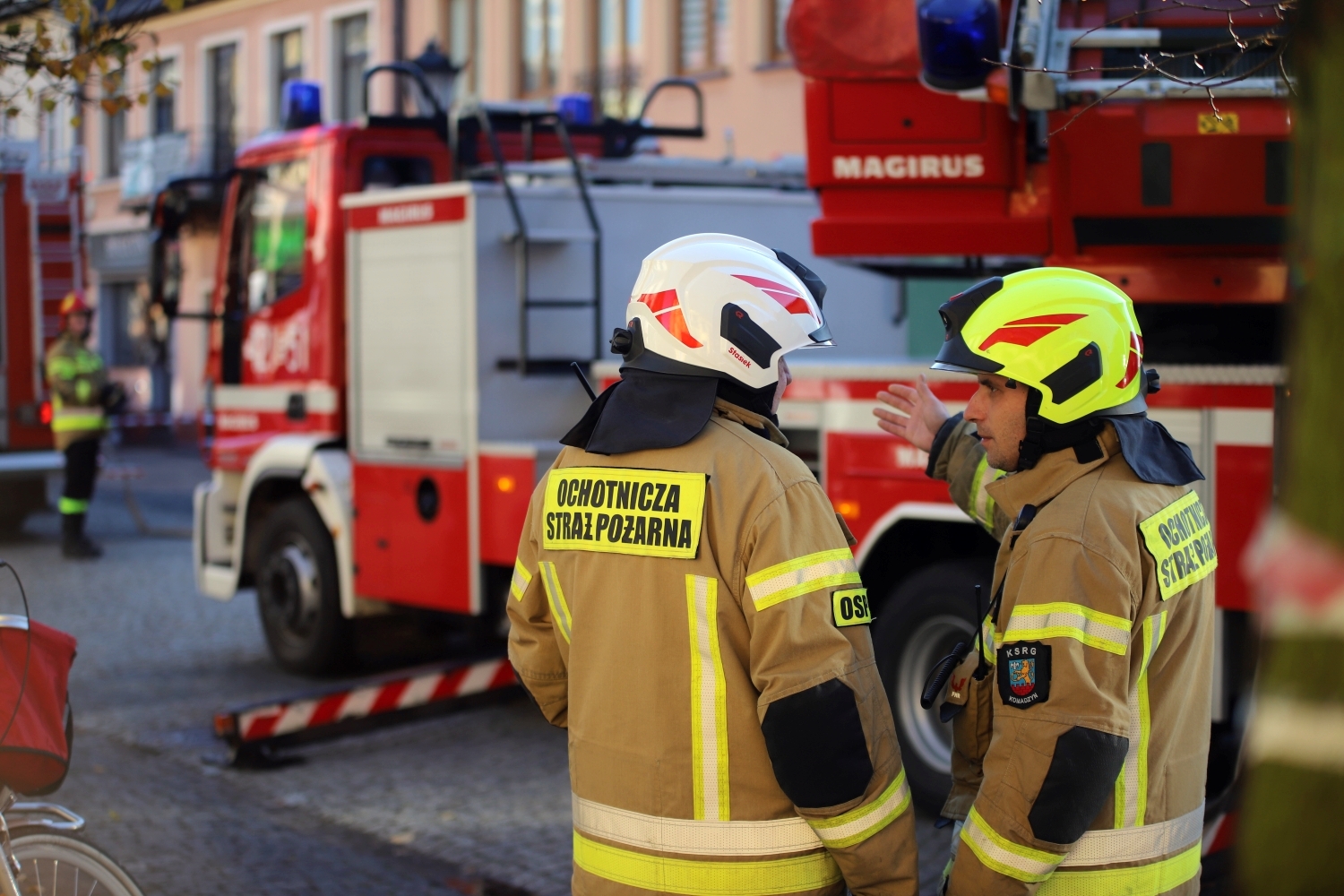 Pożar w kamienicy na ul. Królewskiej w Kutnie