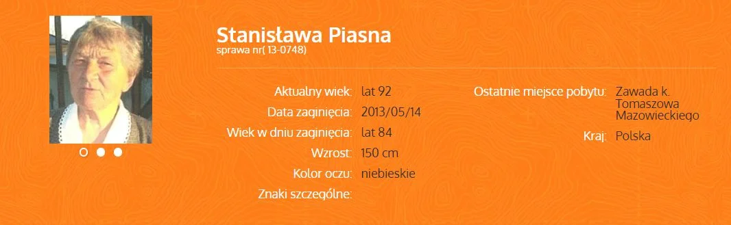 W regionie łódzkim zaginionych jest obecnie kilkadziesiąt osób