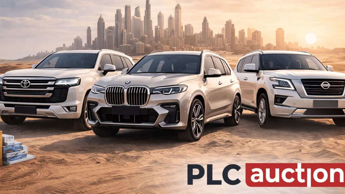 Przegląd sprowadzania aut z ZEA z PLC Auction