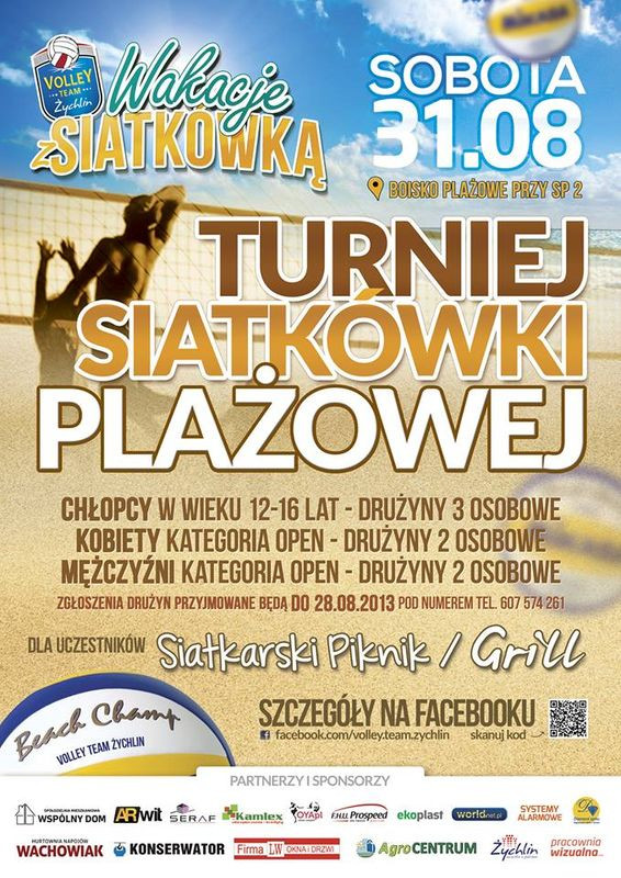 Turniej siatkówki plażowej - Zdjęcie główne