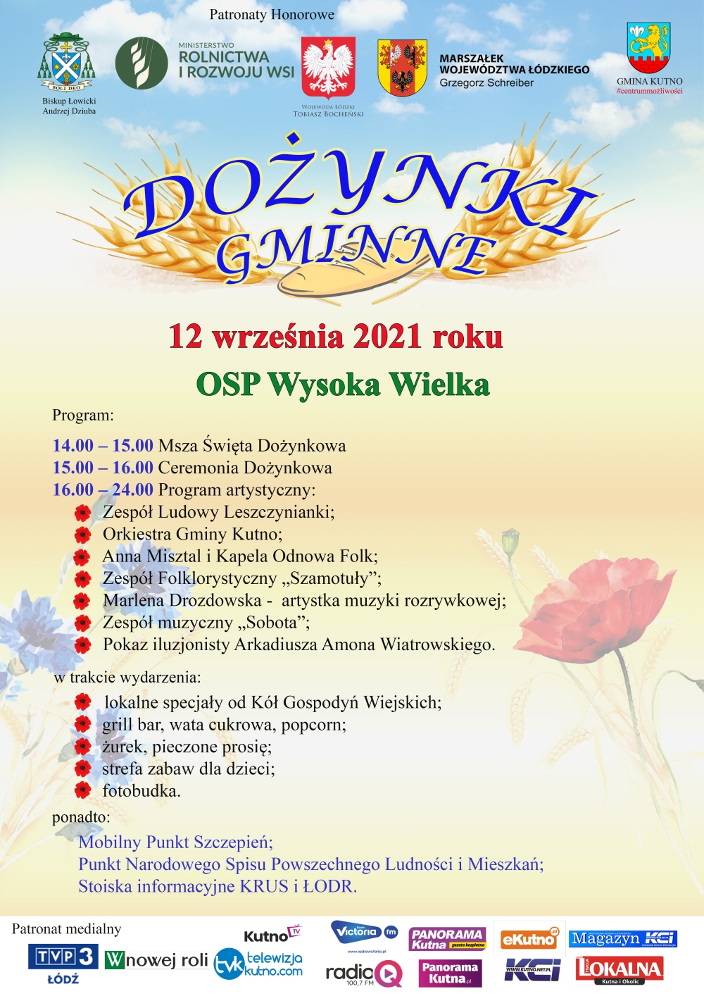 Dożynki w gminie Kutno odbędą się 12 września