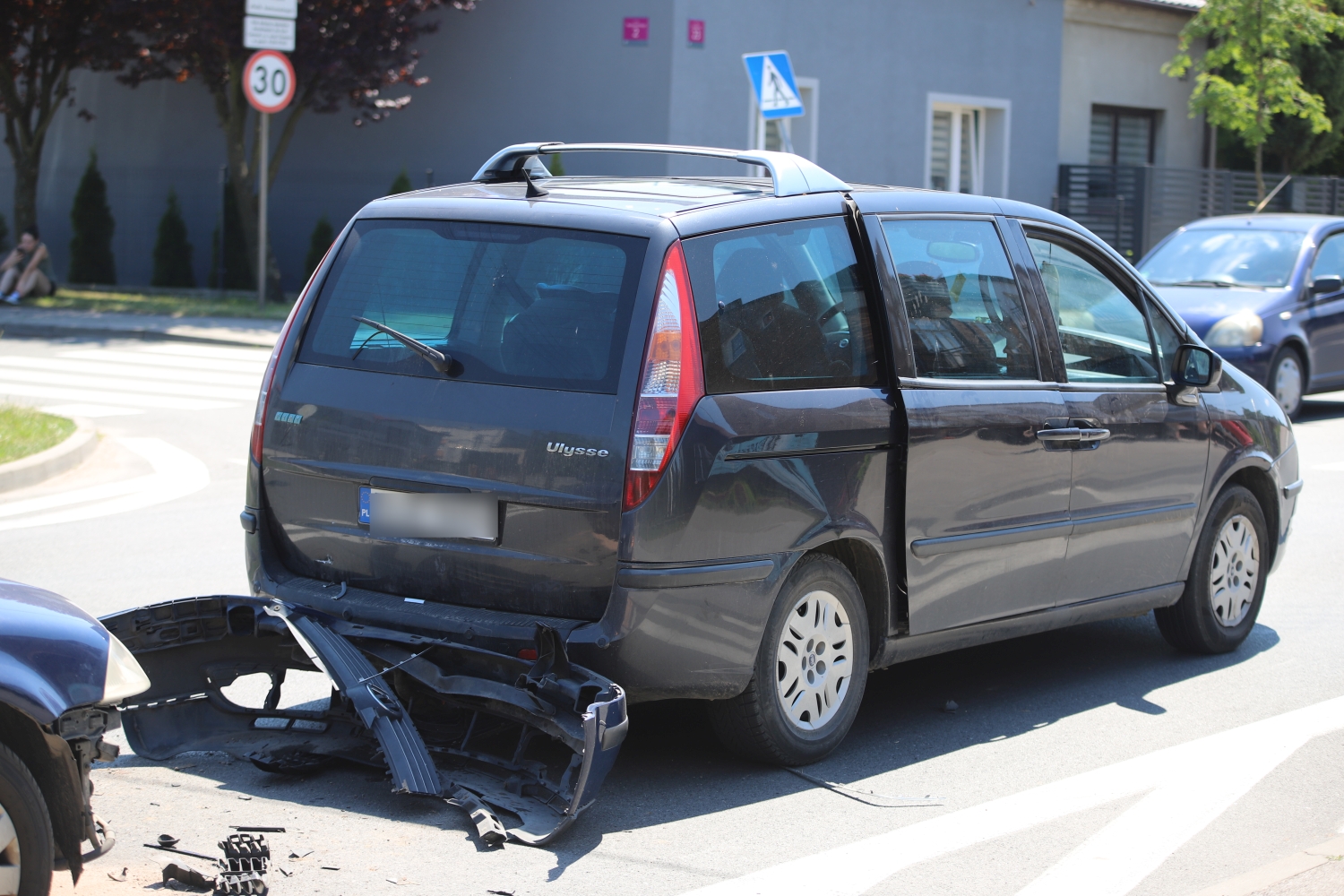 To kolejne w ostatnich dniach zdarzenie drogowe na ul. Łęczyckiej