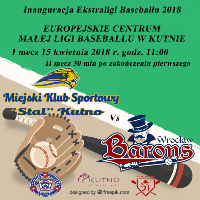 W niedzielę inauguracja Ekstraligi Baseballu 2018 - Zdjęcie główne