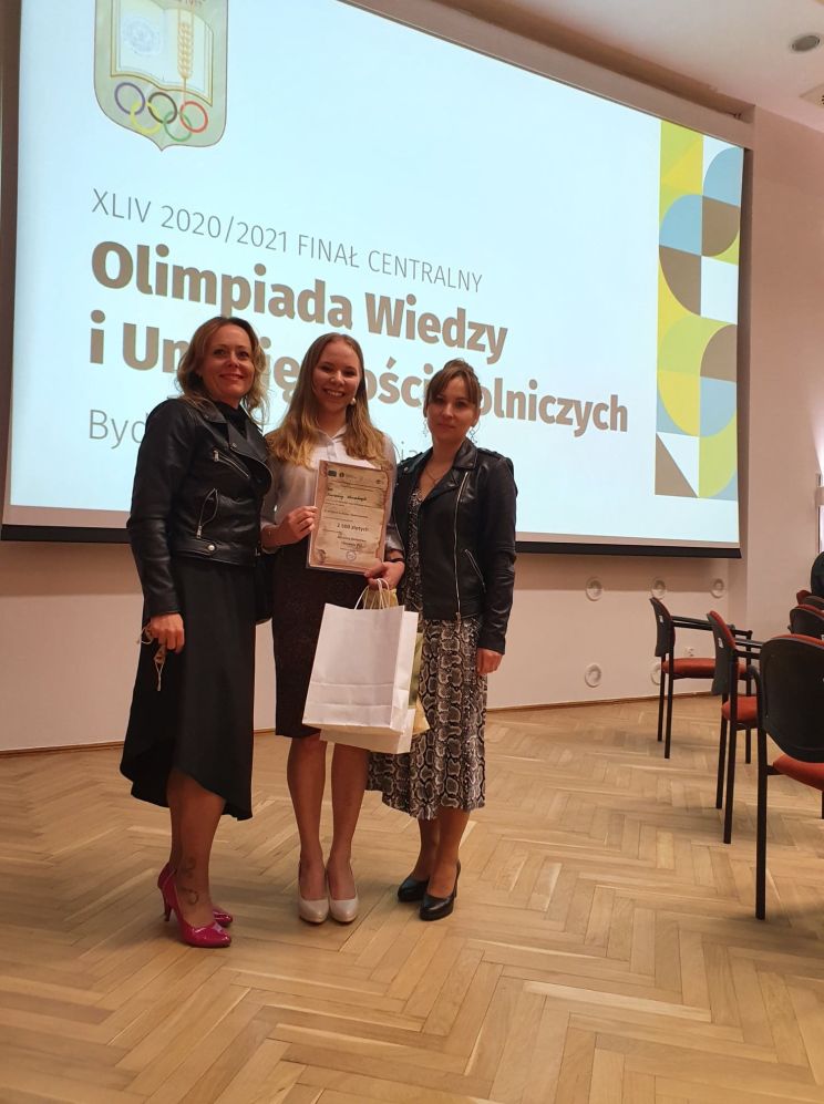 Absolwentka kutnowskiej szkoły została laureatką olimpiady