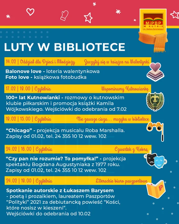 Luty w kutnowskiej bibliotece 