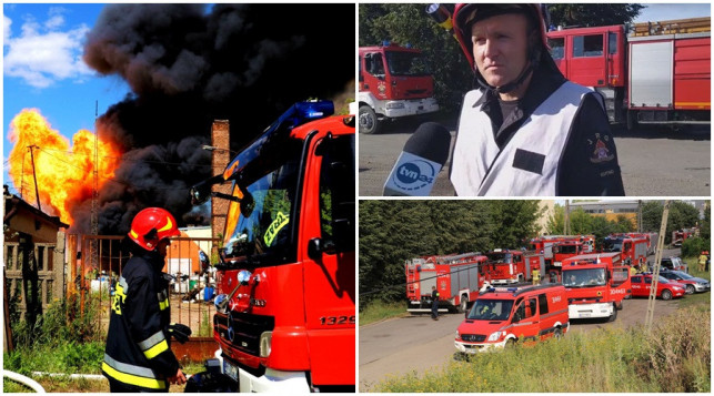 [ZDJĘCIA/WIDEO] Wielki pożar, morderczy wysiłek strażaków. Mamy nowe informacje - Zdjęcie główne