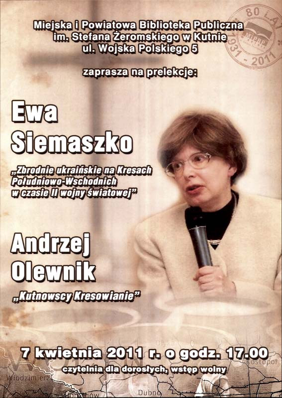 Prelekcje Ewy Siemaszko i Andrzeja Olewnika - Zdjęcie główne