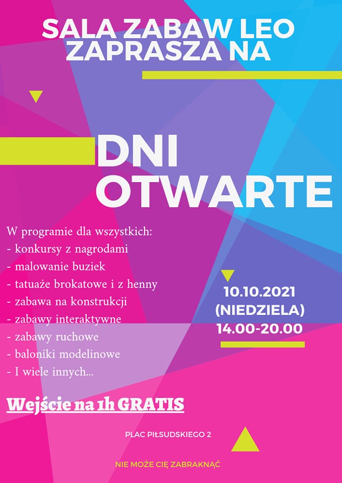 Dzień otwarty w sali zabaw LEO w Kutnie