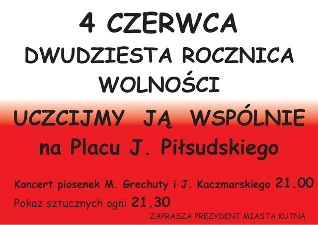 Dwadzieścia lat wolności - Zdjęcie główne