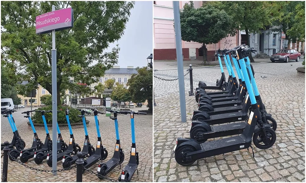 W Kutnie pojawiły się hulajnogi elektryczne. Jak z nich korzystać? [FOTO] - Zdjęcie główne