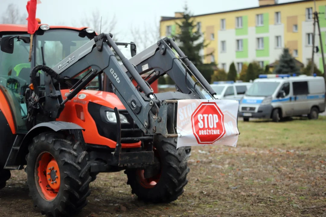 Rolnicy z powiatu kutnowskiego dołączyli do antyrządowego strajku