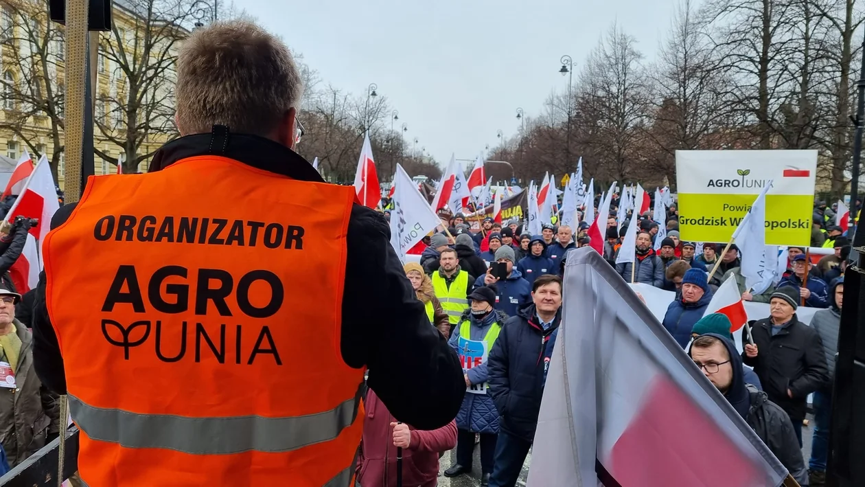 Rolnicy z powiatu kutnowskiego protestowali w Warszawie