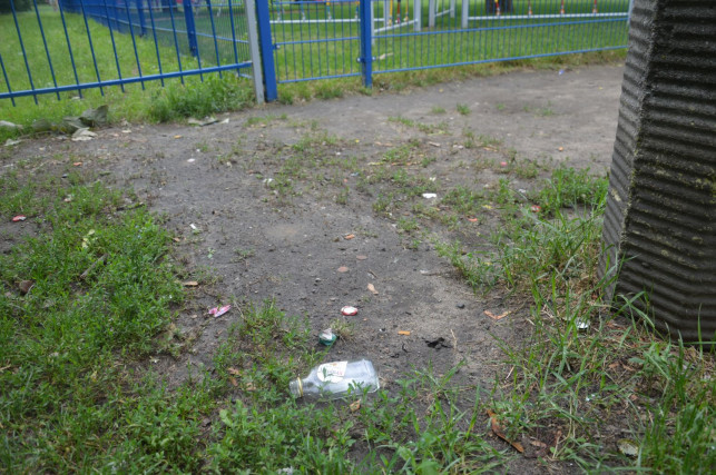 Alkoholowe libacje na placu zabaw - Zdjęcie główne