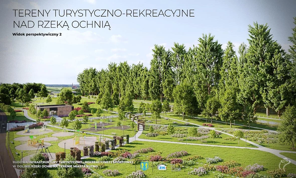 Tysiące nowych krzewów i kwiatów, dziesiątki drzew. Zielona Oś odmieni Park nad Ochnią [WIZUALIZACJE] - Zdjęcie główne