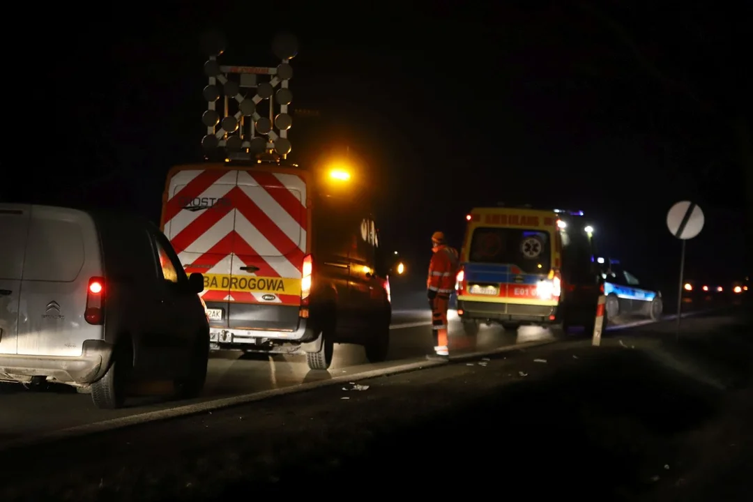 Na DK 60 pod Kutnem ciężarówka potrąciła śmiertelnie męczyznę