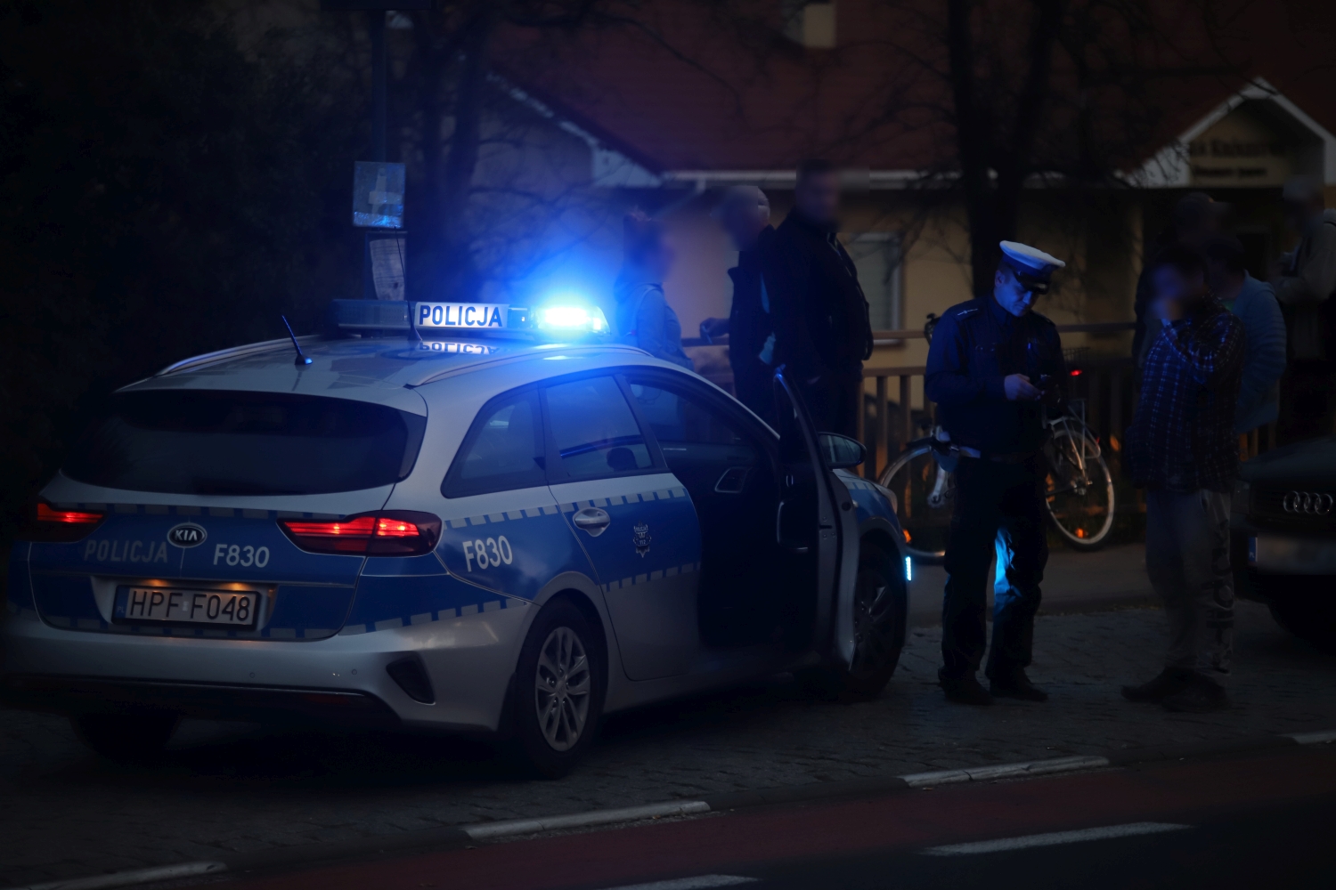 Na ul. Łęczyckiej w Kutnie doszło do potrącenia rowerzysty