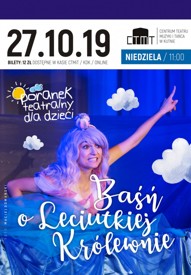 Baśń o Leciutkiej Królewnie – Poranek Teatralny dla dzieci - Zdjęcie główne