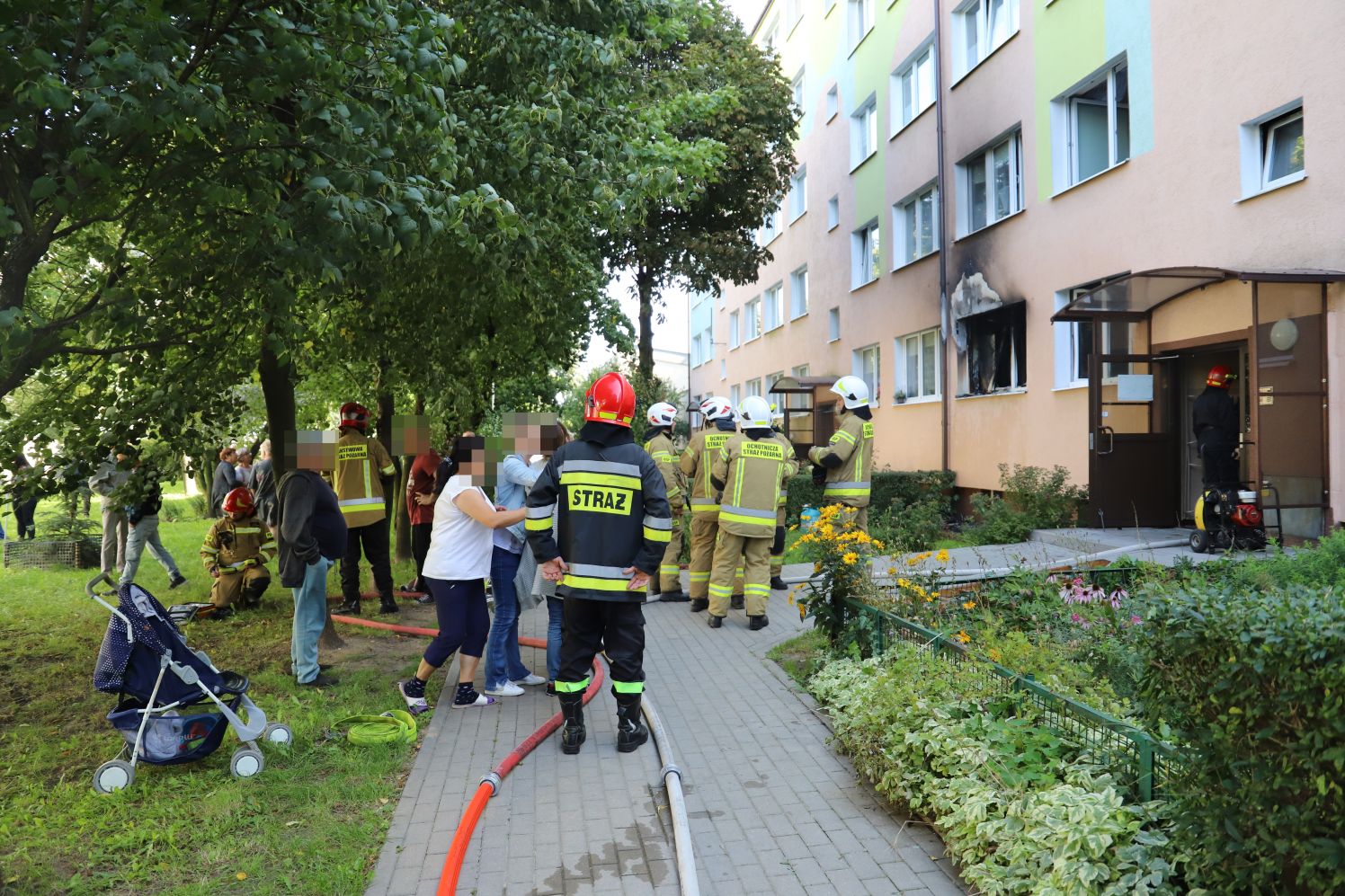 Urząd Miasta pomoże rodzinie, której mieszkanie doszczętnie spłonęło w pożarze przy Wybickiego 