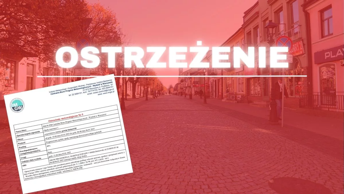 Alerty dla mieszkańców woj. łódzkiego. Ma się zacząć w nocy - Zdjęcie główne