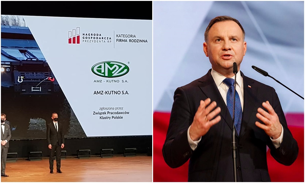 Ogromny sukces kutnowskiej firmy! AMZ-KUTNO laureatem nagrody prezydenta Andrzeja Dudy [ZDJĘCIA] - Zdjęcie główne