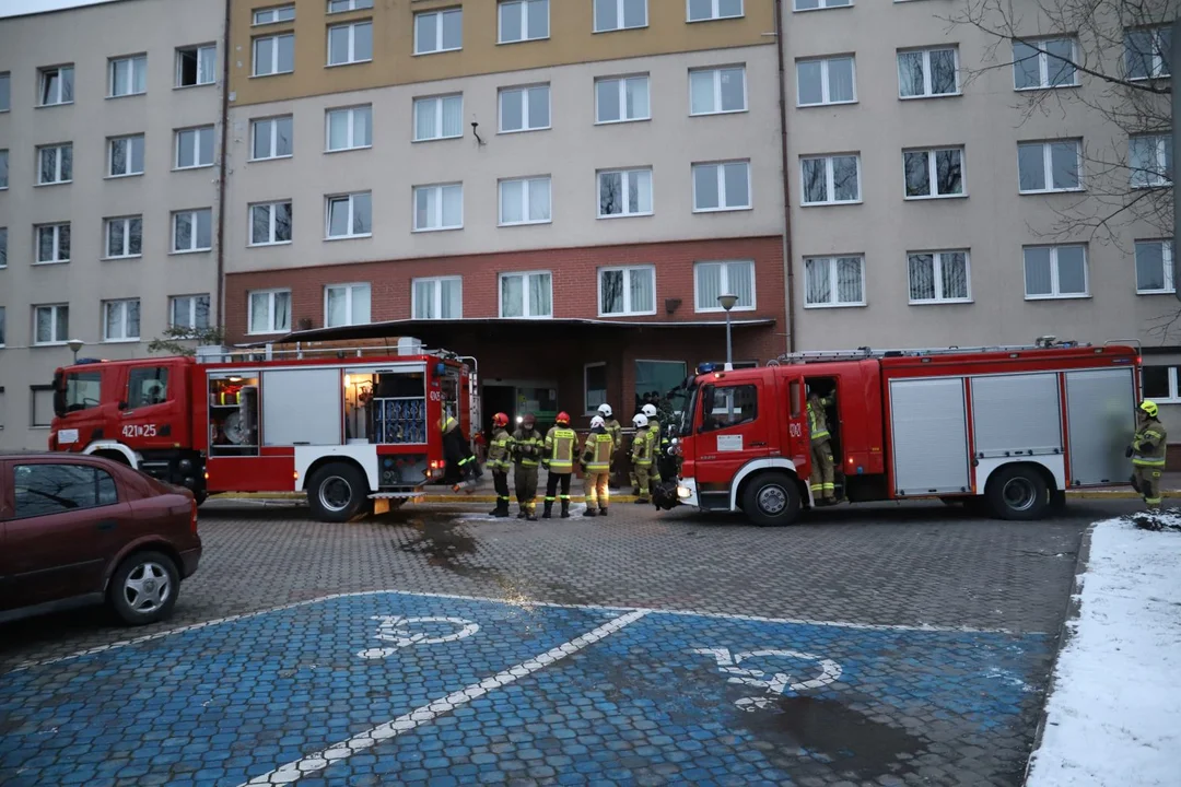 W kutnowskim Urzędzie Skarbowym doszło do pożaru