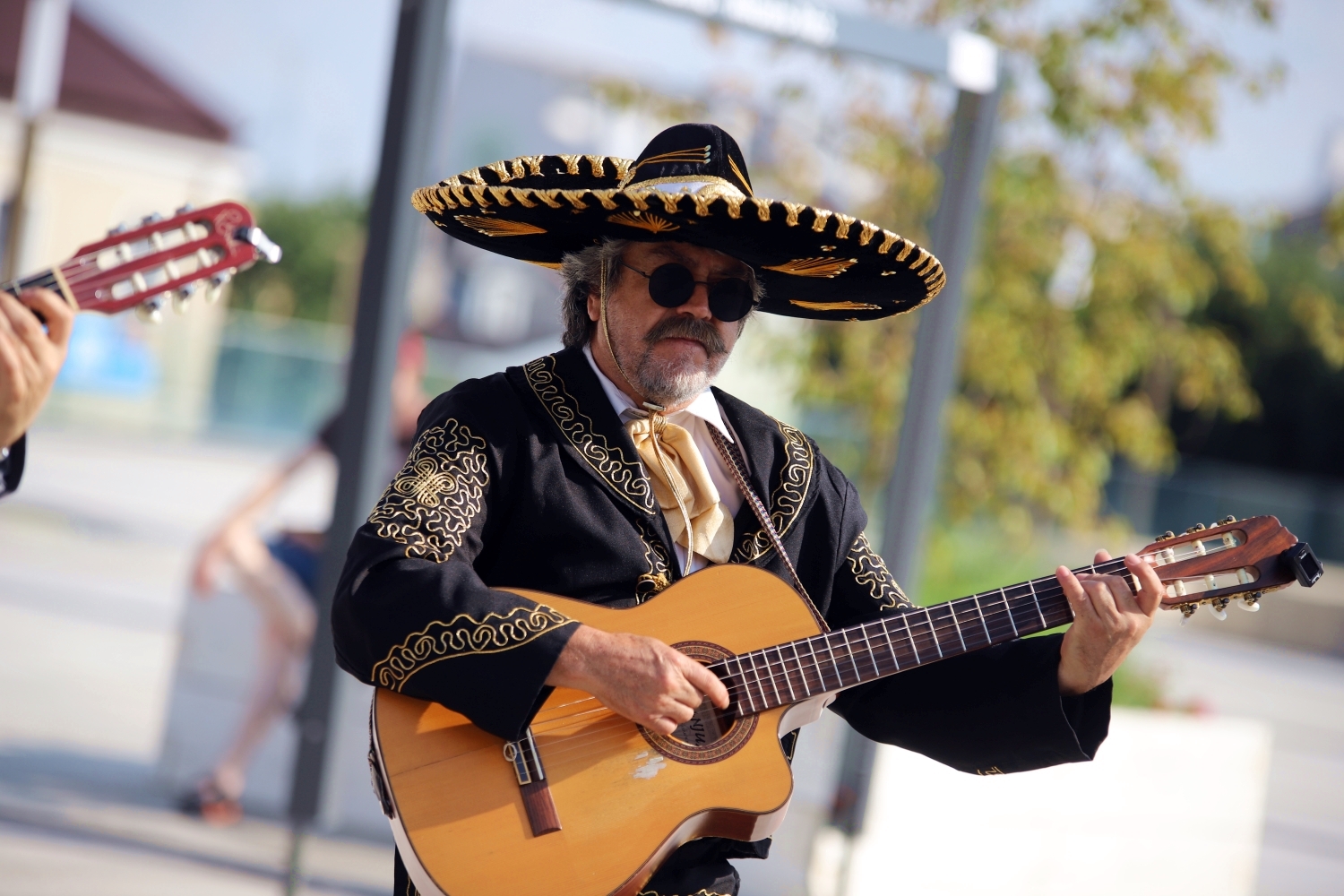 Na placu Wolności zagrało Trio Mariachi