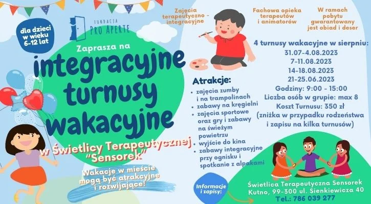 Integracyjne turnusy wakacyjne - Zdjęcie główne