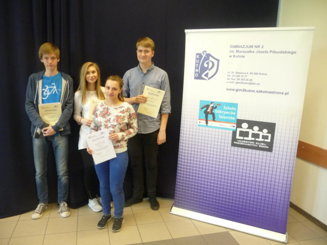 Sześcioro uczniów kutnowskiego Gimnazjum nr 2 finalistami konkursów! - Zdjęcie główne