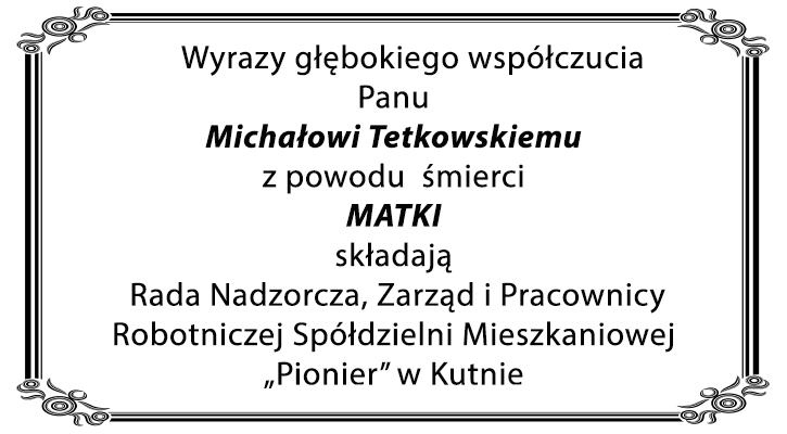 Kondolencje - Zdjęcie główne