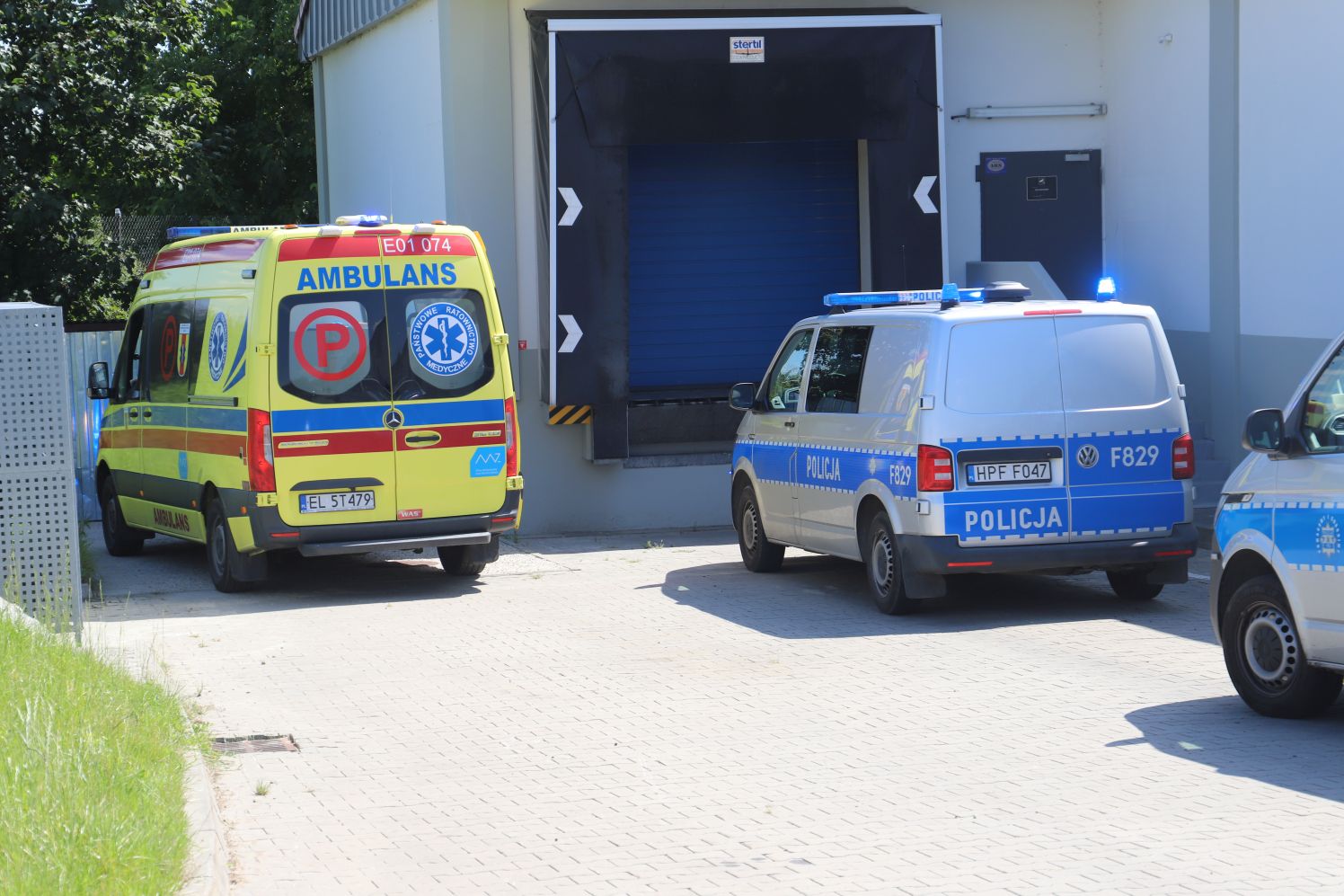 W Lidlu interweniują policja i pogotowie