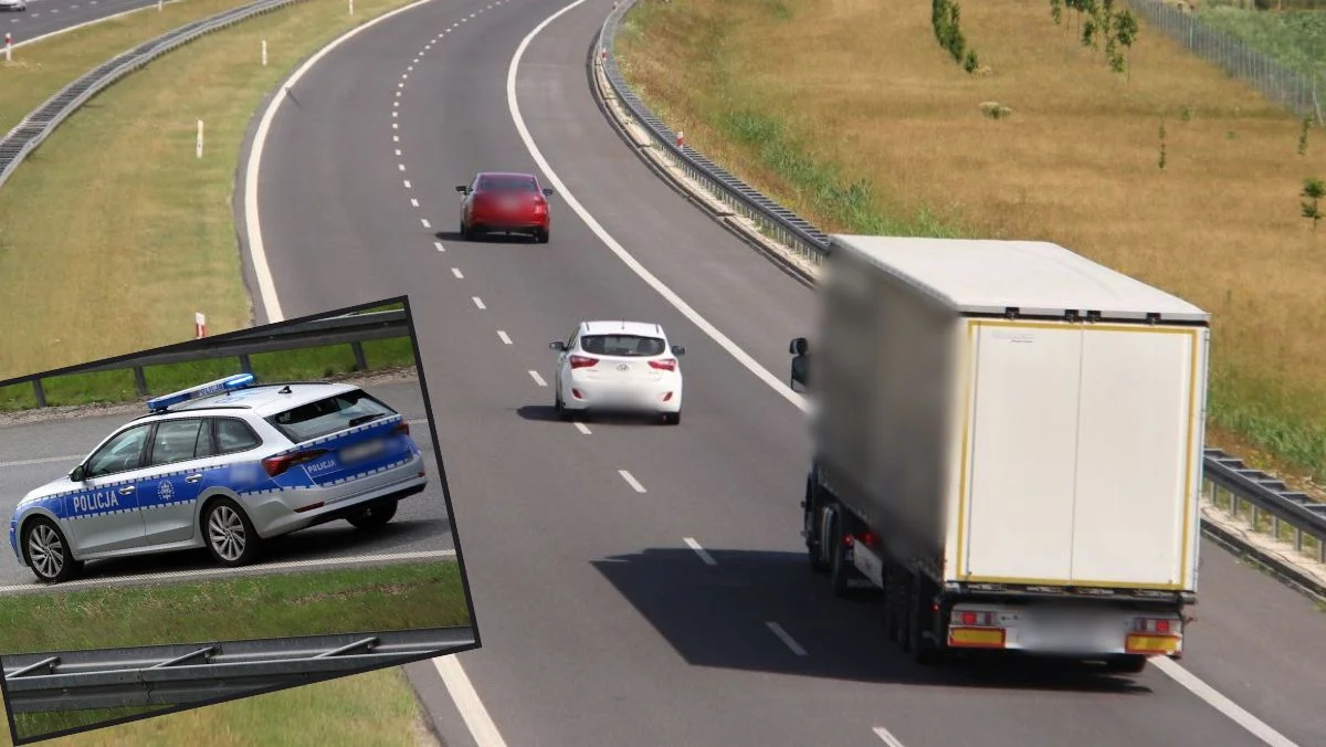 Pijany kierowca ciężarówki. Został zatrzymany na autostradzie - Zdjęcie główne