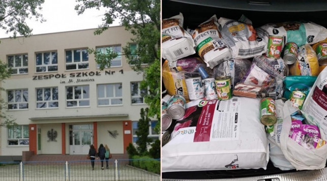 Gołębie serca uczniów ''Staszica''. Zakupili karmę dla potrzebujących zwierząt - Zdjęcie główne