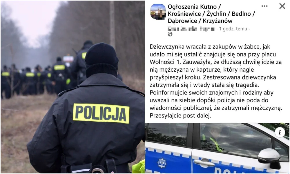 W Kutnie zgwałcono dziewczynkę? Sprawca poszukiwany przez policję? Mundurowi dementują doniesienia  - Zdjęcie główne