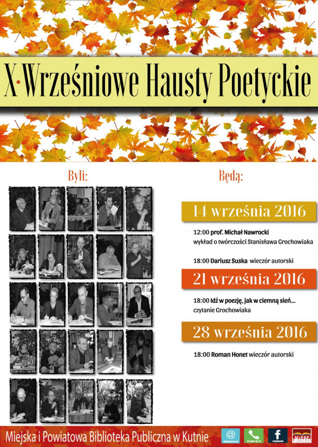 X Wrześniowe Hausty Poetyckie - Zdjęcie główne
