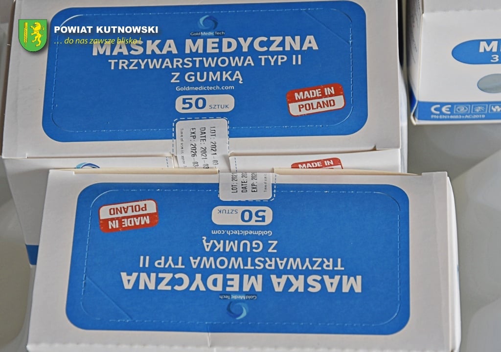 Do powiatu kutnowskiego trafiły środki ochrony dla szkół